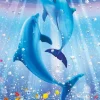 Clearance Beverly M81-639 Jigsaw Puzzle Dolphin Celebration (1000 S-Pieces)