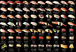Online Beverly M81-624 Jigsaw Puzzle Types Of Sushi (1000 S-Pieces)