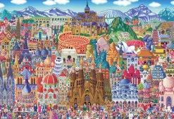 Shop Beverly M81-631 Jigsaw Puzzle World Famous Sights Gathered Together (1000 S-Pieces)
