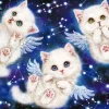 New Beverly P33-191 Jigsaw Puzzle Kayomi Harai Soaring Kittens (300 Pieces)