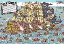 Outlet Beverly S92-506 Jigsaw Puzzle Where's Wally? Pirate Ship (2000-S Pieces)
