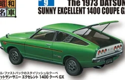 Store Doyusha Iconic Showa Car No.9 Datsun Sunny Excellent 1400 Coupe Gx Plastic Model