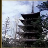 New Doyusha Ng13 Japanese Nara Kofukuji Temple (Gold) 1/400 Scale Plastic Model