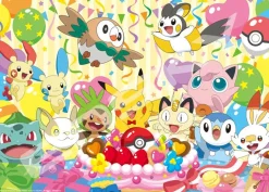 Ensky 500-371 Jigsaw Puzzle Pokemon Eating A Delicious Cake Together (500 Pieces) Best Sale