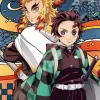 Ensky 208-Ac68 Art Crystal Jigsaw Puzzle Demon Slayer: Kimetsu No Yaiba Tanjiro And Kyojiro (208 Pieces) New