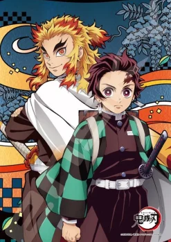 Ensky 208-Ac68 Art Crystal Jigsaw Puzzle Demon Slayer: Kimetsu No Yaiba Tanjiro And Kyojiro (208 Pieces) New