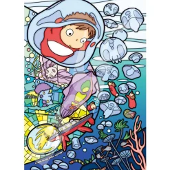 Ensky Art Crystal Jigsaw Puzzle 126-Ac69 Studio Ghibli Ponyo (126 Pieces) Best Sale