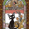 Ensky Frost Art Crystal Jigsaw Puzzle 126-Ac09 Kikis Delivery Service 126 Pieces Store