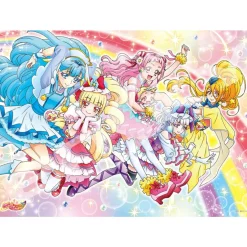 Ensky Jigsaw Puzzle 300-L550 Hugtto! Precure Let's Jump Together (300 L-Pieces) Store