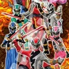 Ensky Jigsaw Puzzle 108-L730 Kishiryu Sentai Ryusoulger In One Of Soul! (108 L-Pieces) Best Sale