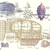 Ensky Jigsaw Puzzle Ma-06 Studio Ghibli Castle In The Sky Tiger Moth (150 S-Pieces) Hot
