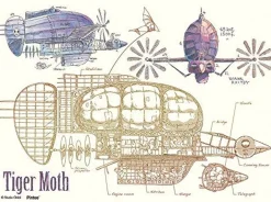 Ensky Jigsaw Puzzle Ma-06 Studio Ghibli Castle In The Sky Tiger Moth (150 S-Pieces) Hot
