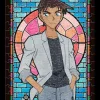 Ensky Ma-C04 Jigsaw Puzzle Case Closed Detective Canon Harley Hartwell (Stained Art) (150 S-Pieces) Fashion