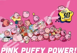 Ensky 1000T-318 Jigsaw Puzzle Kirby 30Th Anniversary Pink Puffy Power (1000 Pieces) Outlet