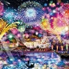 Epoch 31-739 Jigsaw Puzzle Amalfi Night (Jennifer Studio) Glow-In-The-Dark (1053 Pieces) Hot