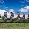 Epoch 79-372 Jigsaw Puzzle Easter Island Moai Statue Chile (450 S-Pieces) Cheap