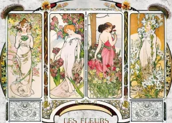 Epoch Jigsaw Puzzle 54-007 Alfons Maria Mucha Le Fleur (2000 S-Pieces) Best Sale