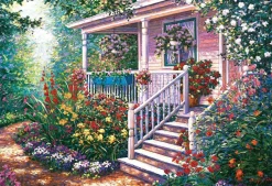 Epoch Jigsaw Puzzle 31-508 Art Schaefer-Miles Mary Ann Cottage (1053 S-Pieces) New