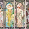 Epoch Jigsaw Puzzle 31-005 Art Mucha Trust Four Seasons Story (1053 S-Pieces) Best