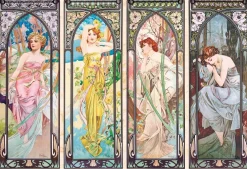 Epoch Jigsaw Puzzle 31-005 Art Mucha Trust Four Seasons Story (1053 S-Pieces) Best