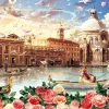 Epoch Jigsaw Puzzle 12-060 Fantasy Landscape Venetian Romance (1000 Pieces) Clearance