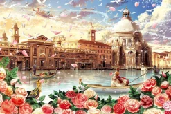 Epoch Jigsaw Puzzle 12-060 Fantasy Landscape Venetian Romance (1000 Pieces) Clearance