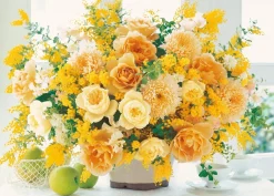 Epoch Jigsaw Puzzle 06-057 Flower Art Beautiful Yellow (500 Pieces) New