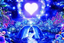 Epoch Jigsaw Puzzle 31-709 Glow In The Dark Lassen Dreamy Celebration (1053 S-Pieces) Cheap