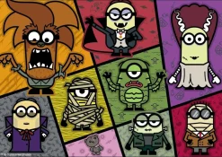 Epoch Jigsaw Puzzle 03-051 Halloween Minions Monsters (108 Pieces) Outlet