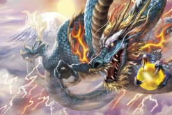 Epoch Jigsaw Puzzle 23-078 Japanese Art Dragon (2016 S-Pieces) Clearance