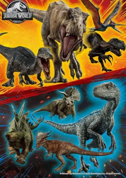 Epoch Jigsaw Puzzle 03-061 Jurassic World Dinosaur (108 Pieces) New