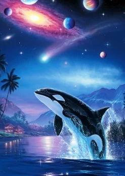 Epoch Jigsaw Puzzle 02-219 Lassen Dolphin Silent Journey (108 Pieces) Outlet