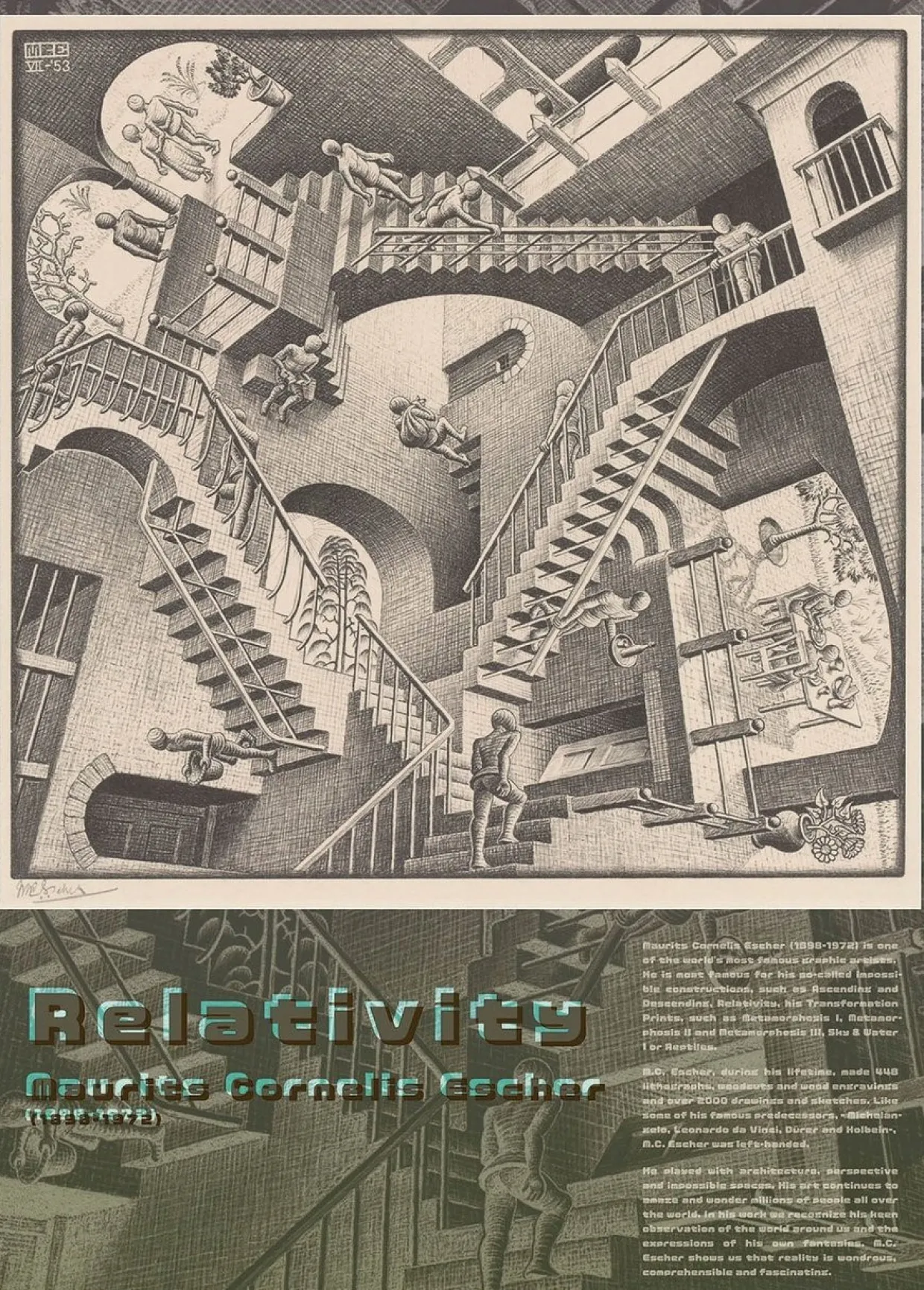 Epoch Jigsaw Puzzle 06-099 Maurits Cornelis Escher Relativity 1953 (500 Pieces) Cheap