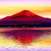 Epoch Jigsaw Puzzle 10-814 Mountain Fuji In Evening Sunlight Japan (1000 Pieces) Fashion