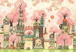 Epoch Jigsaw Puzzle 26-331 Noriko Nishimura Sakuramachi 34Th Street (300 Pieces) Flash Sale