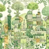 Epoch Jigsaw Puzzle 26-298 Noriko Nishimura Fairy Tale Art Green Civilization (300 Pieces) Clearance