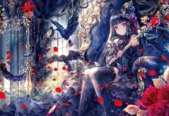 Epoch Jigsaw Puzzle 26-306 Onineko Black Princess Story (300 Pieces) Fashion