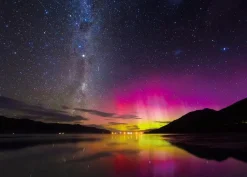 Epoch Jigsaw Puzzle 05-091 Red Aurora New Zealand (500 Pieces) Cheap