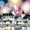 Epoch Jigsaw Puzzle 54-708 Teppei Sasakura Bouquet Of Night Sky Fireworks (2000 S-Pieces) Store