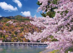 Epoch Jigsaw Puzzle 05-116 Togetsu-Kyo Bridge, Cherry Blossom, Kyoto (500 Pieces) Hot