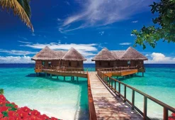 Epoch Jigsaw Puzzle 31-004 Tropical Cottage (1053 S-Pieces) Hot