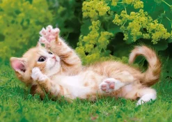Epoch Jigsaw Puzzle 01-070 Tummy Showing Kitten (108 Pieces) Outlet