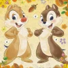 Epoch Jigsaw Puzzle Decoration 72-011 Disney Chip & Dale (108 Pieces) Clearance