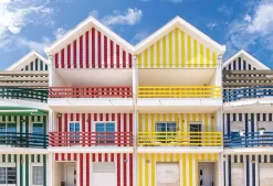 Epoch Jigsaw Puzzle 79-356S Costa Nova In Portugal (300 Pieces) New