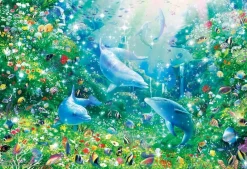 Epoch Jigsaw Puzzle 28-333S Lassen Blooming Ocean (Glow In The Dark) (300 Pieces) Shop