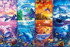 Epoch Jigsaw Puzzle 13-033S Lassen Passage Of Time (Glow In The Dark) (1000 Pieces) Best