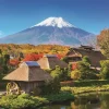 Epoch Jigsaw Puzzle 25-198S Mount Fuji With Autumn Leaves In Oshino Yamanashi Japan (300 Pieces) Best Sale