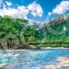 Epoch 22-110S Jigsaw Puzzle Clear Water At Kappa Bridge In Nagano (Scenery) (2016 S-Pieces) Cheap
