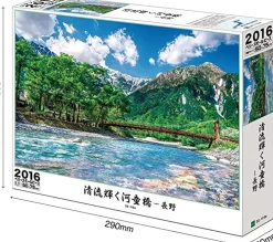 Epoch 22-110S Jigsaw Puzzle Clear Water At Kappa Bridge In Nagano (Scenery) (2016 S-Pieces) Cheap