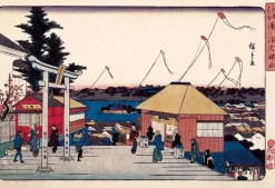 Epoch 79-377S Jigsaw Puzzle One Hundred Famous Places Of Edo Yushima Tenjin Shrine (450 S-Pieces) Cheap
